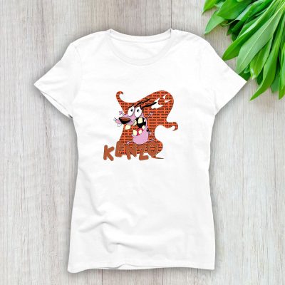 Courage The Cowardly Dog Kenzo Lady T-Shirt Women Tee LTL7015