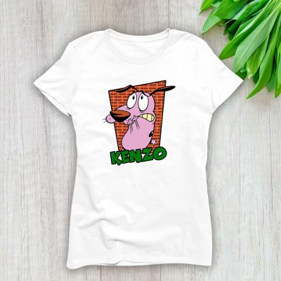 Courage The Cowardly Dog Kenzo Lady T-Shirt Women Tee LTL7016