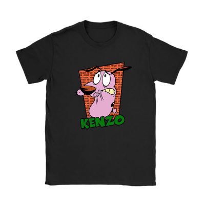 Courage The Cowardly Dog Kenzo Unisex T-Shirt Cotton Tee TAT7016