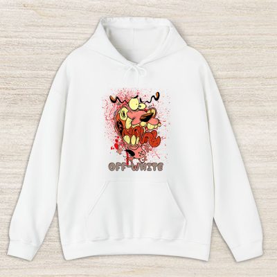 Courage The Cowardly Dog Offwhite Unisex Hoodie TAH7018