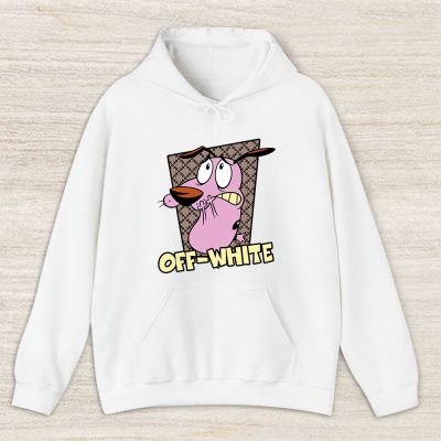 Courage The Cowardly Dog Offwhite Unisex Hoodie TAH7020