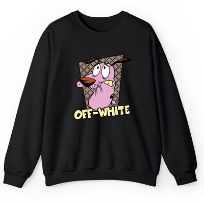 Courage The Cowardly Dog Offwhite Unisex Sweatshirt TAS7020