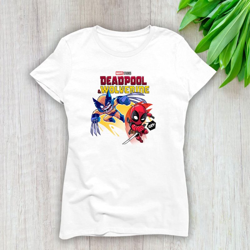 Deadpool And Wolverine X Super Hero X Deadpool 3 Lady T-Shirt Women Cotton Tee TLT7903