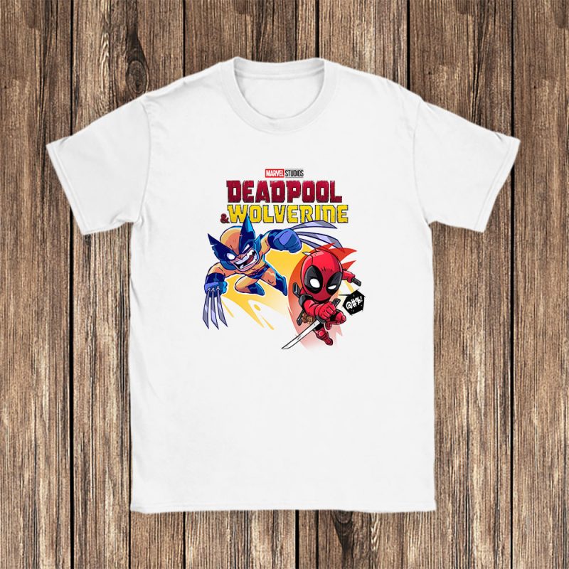 Deadpool And Wolverine X Super Hero X Deadpool 3 Unisex T-Shirt Cotton Tee TAT7903