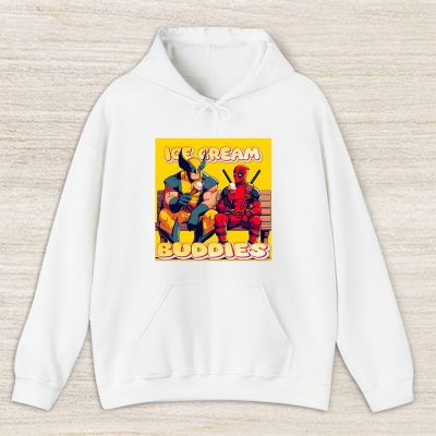 Deadpool And Wolverine X Super Hero X Ice Cream Buddies Unisex Hoodie TAH7898