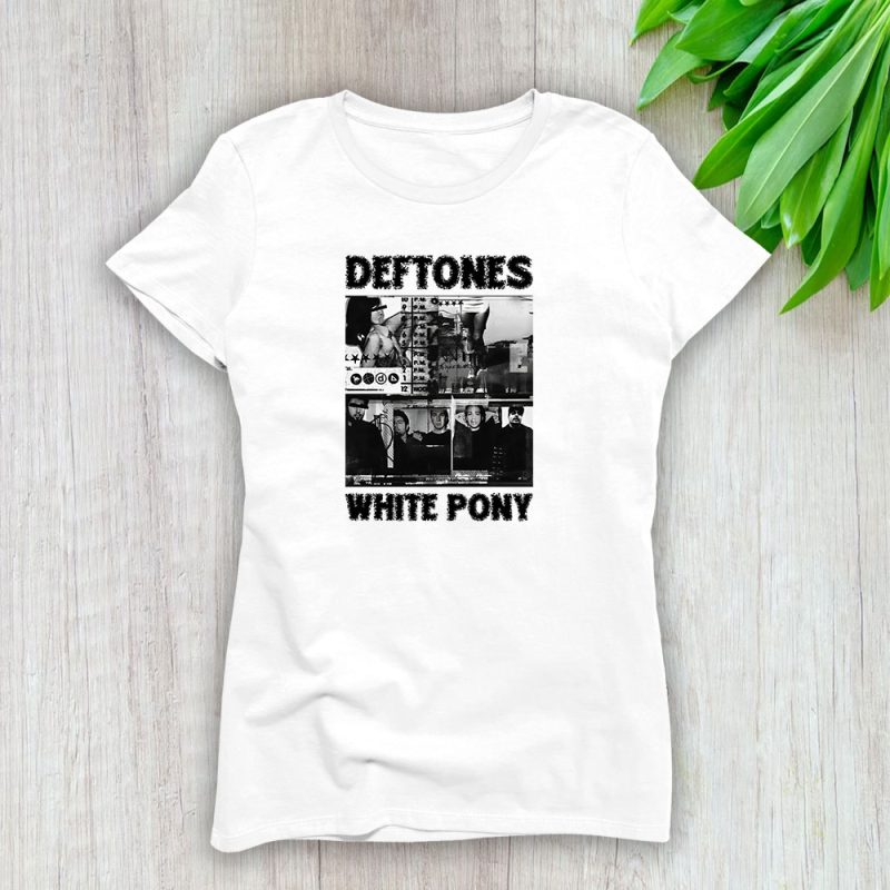 Deftones White Pony Album Alternative Metal Band Lady T-Shirt Women Tee TLT6910