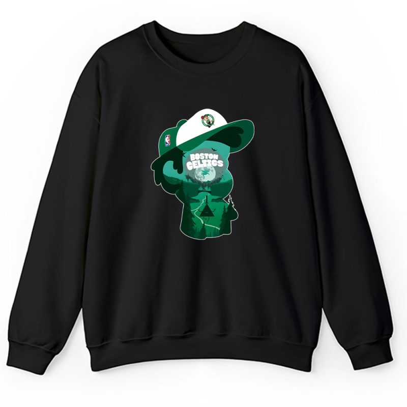 Dipper Pines X Gravity Falls X Boston Celtics Team X NBA X Basketball Unisex Sweatshirt TAS5995