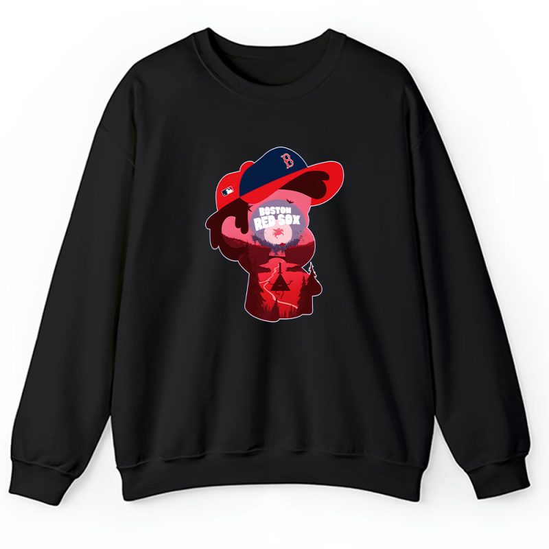 Dipper Pines X Gravity Falls X Boston Red Sox Team X MLB X Baseball Fans Unisex Sweatshirt TAS5986