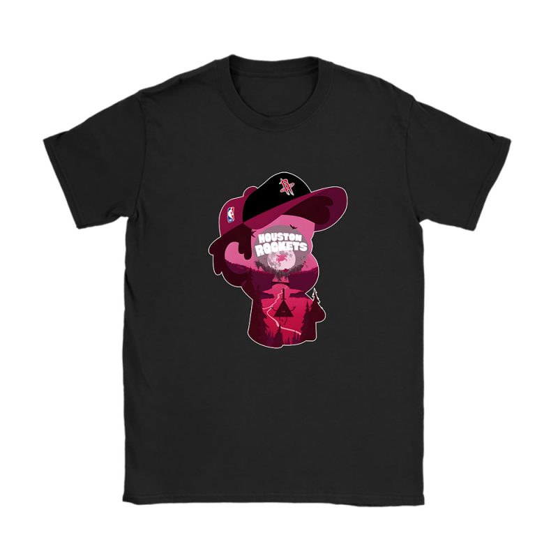 Dipper Pines X Gravity Falls X Houston Rockets Team X NBA X Basketball Unisex T-Shirt TAT6000