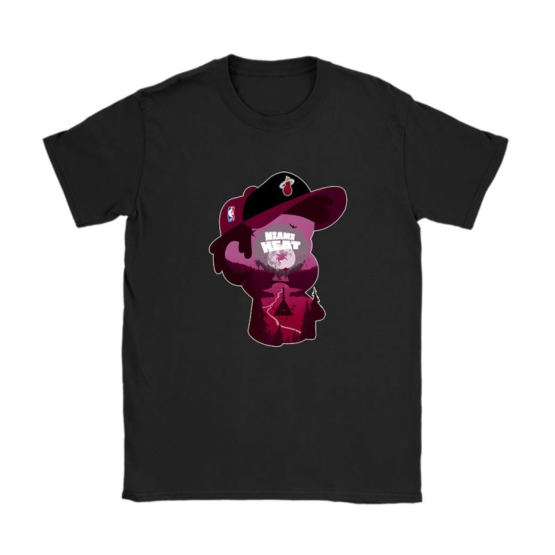 Dipper Pines X Gravity Falls X Miami Heat Team X NBA X Basketball Unisex T-Shirt TAT6003