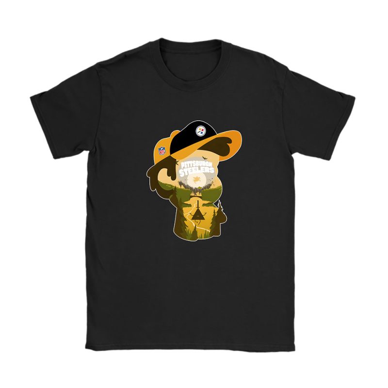 Dipper Pines X Gravity Falls X Pittsburgh Steelers Team X NFL X American Football Unisex T-Shirt TAT6012