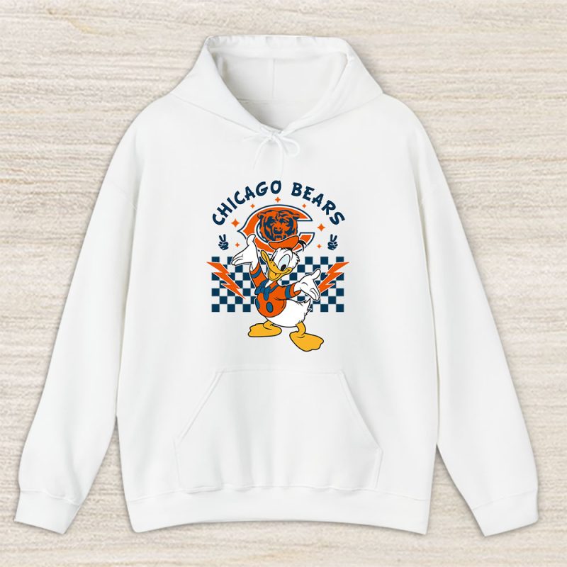 Donald Duck X Chicago Bears Team NFL American Football Unisex Hoodie TAH8557