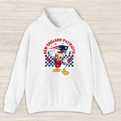 Donald Duck X New England Patriots Team NFL American Football Unisex Hoodie TAH8561
