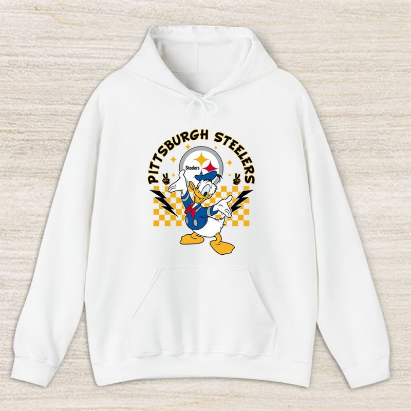 Donald Duck X Pittsburgh Steelers Team NFL American Football Unisex Hoodie TAH8564