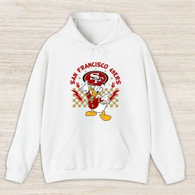Donald Duck X San Francisco 49ers Team NFL American Football Unisex Hoodie TAH8566