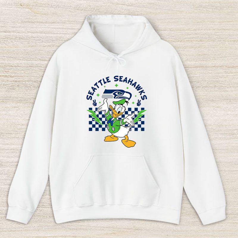 Donald Duck X Seattle Seahawks Team NFL American Football Unisex Hoodie TAH8565