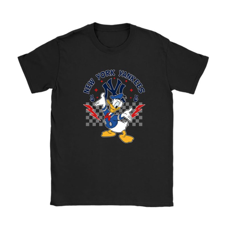 Donald X New York Yankees Team MLB Baseball Fans Unisex T-Shirt Cotton Tee TAT8552