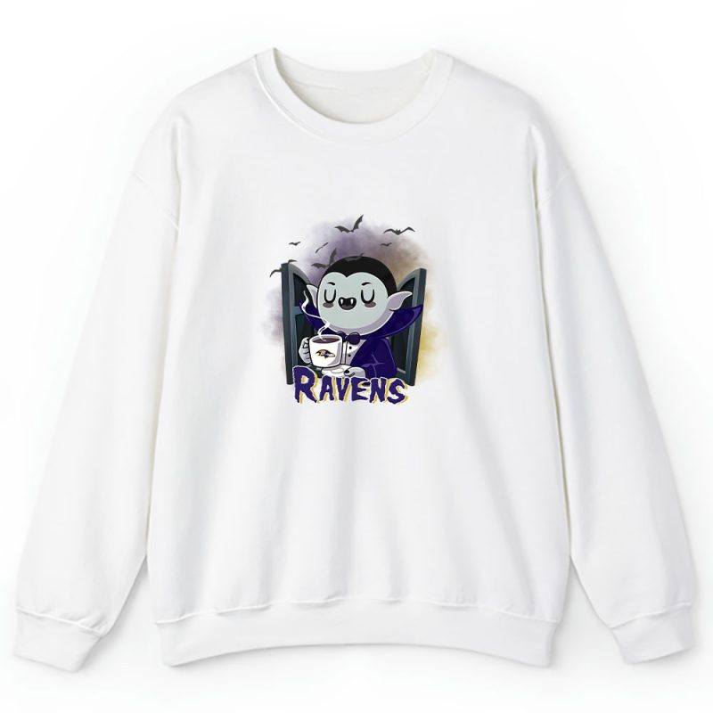 Dracula X Baltimore Ravens Team NFL American Football Unisex Sweatshirt TAS6742