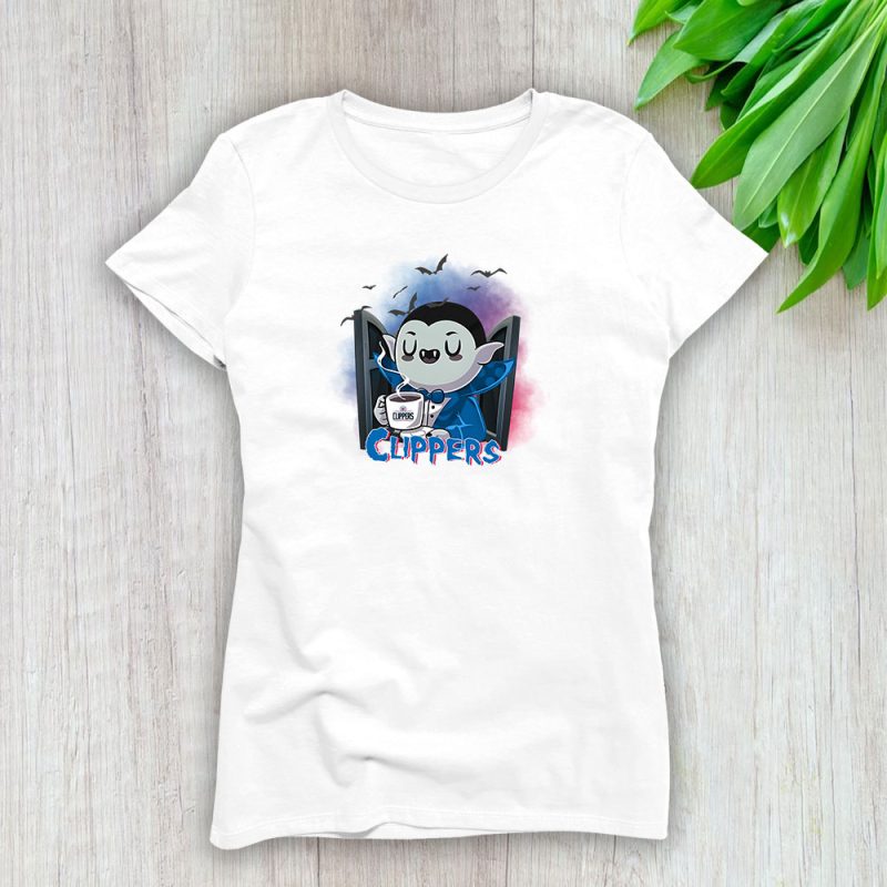 Dracula X Los Angeles Clippers Team NBA Basketball Lady T-Shirt Women Cotton Tee TLT7876