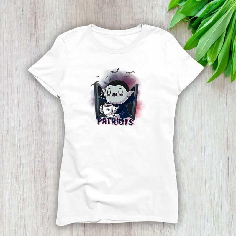 Dracula X New England Patriots Team NFL American Football Lady T-Shirt Women Tee TLT6760