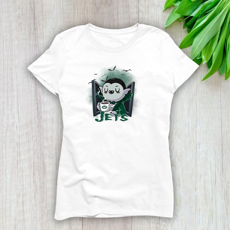 Dracula X New York Jets Team NFL American Football Lady T-Shirt Women Tee TLT6763