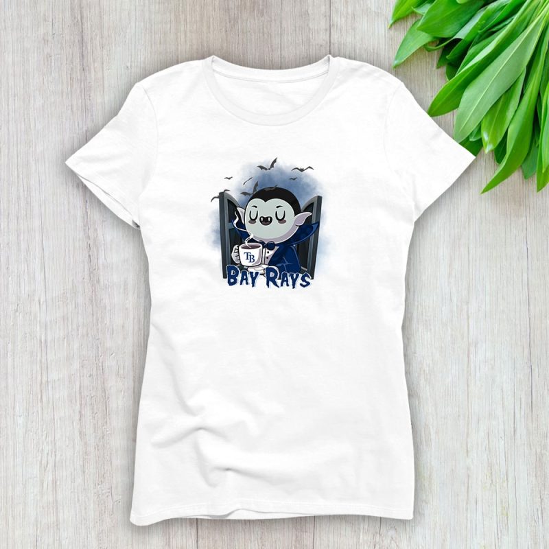 Dracula X Tampa Bay Rays Team X MLB X Baseball Fans Lady T-Shirt Women Cotton Tee TLT7860