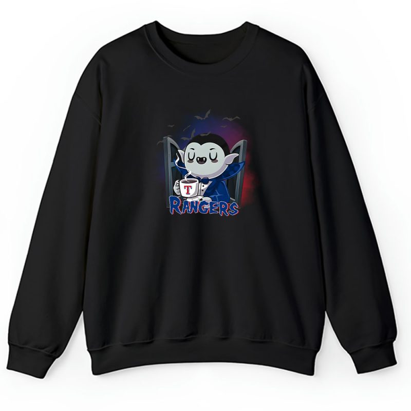 Dracula X Texas Rangers Team X MLB X Baseball Fans Unisex Sweatshirt TAS7862