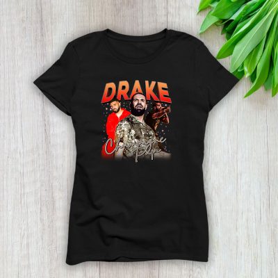 Drake Drizzy The 6 God Aubrey Ovo King Champagne Papi Lady T-Shirt Women Tee LTL8524