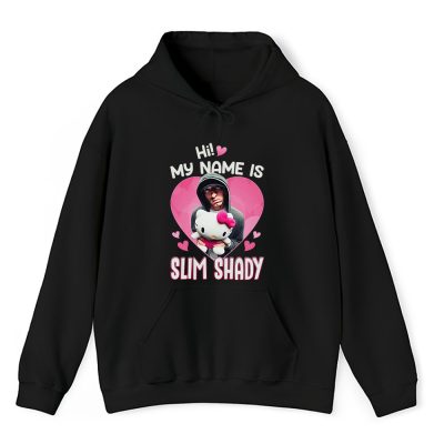 Eminem Hello Kitty Hi My Name Is Slim Shady Unisex Hoodie TAH8470
