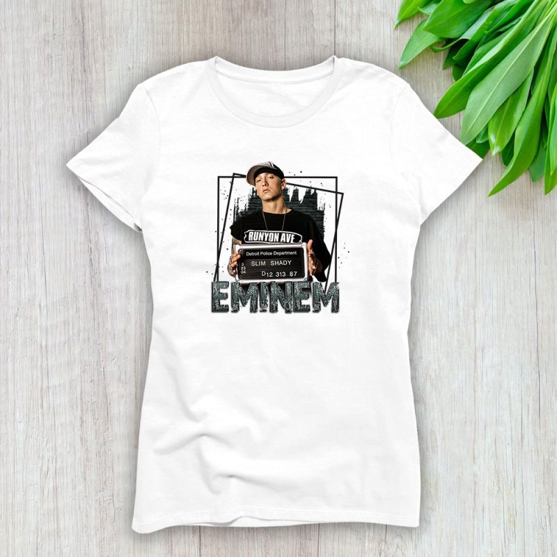 Eminem Rap God Rapped Half Time Lady T-Shirt Women Tee LTL8465