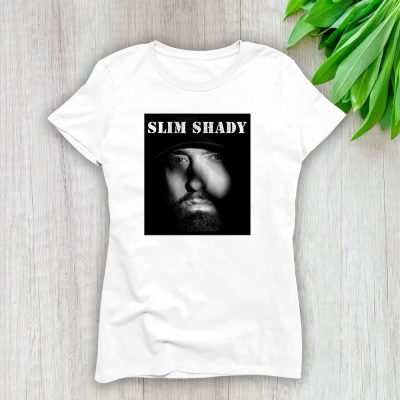 Eminem Slim Shady Marshall Mathers Mm Double M Lady T-Shirt Women Tee LTL8467