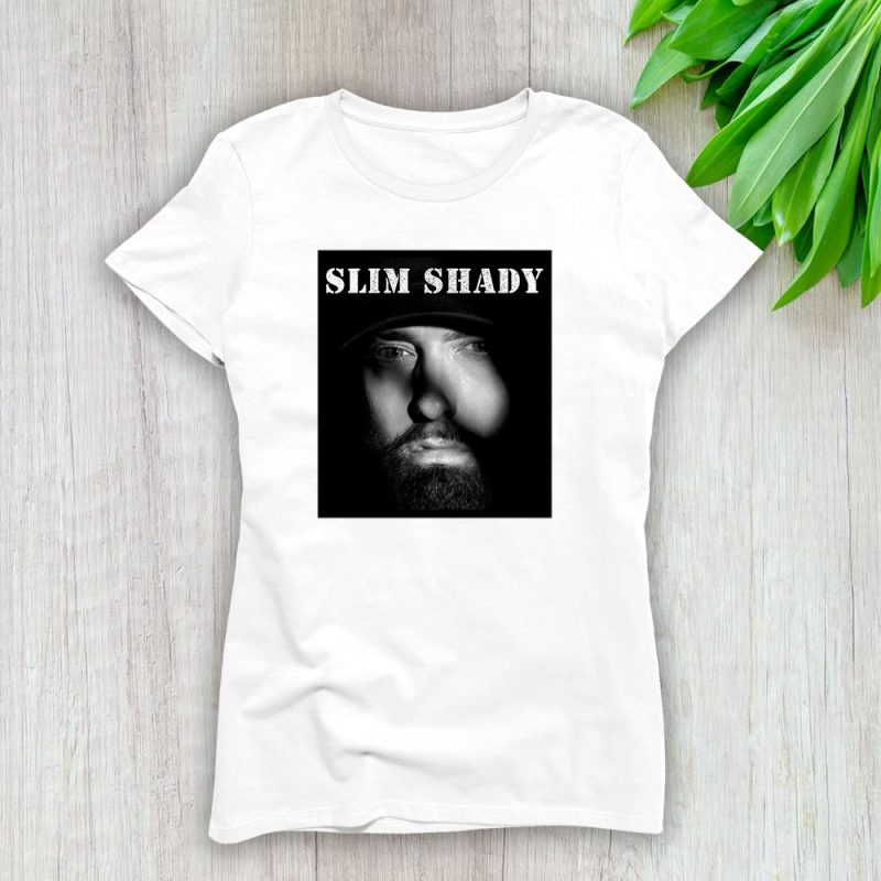 Eminem Slim Shady Marshall Mathers Mm Double M Lady T-Shirt Women Tee LTL8467