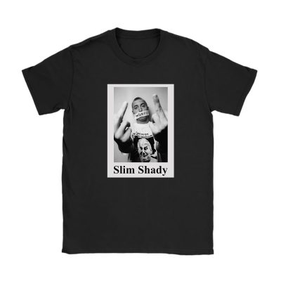 Eminem Slim Shady Marshall Mathers Mm Double M Unisex T-Shirt Cotton Tee TAT8463