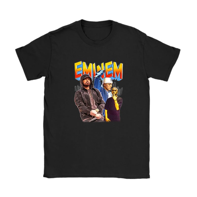 Eminem Slim Shady Marshall Mathers Mm Double M Unisex T-Shirt Cotton Tee TAT8468