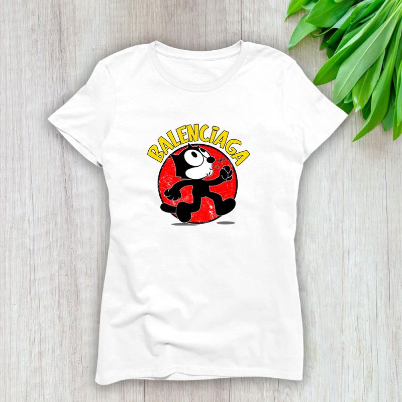 Felix The Cat Balenciaga Lady T-Shirt Women Cotton Tee TLT7576