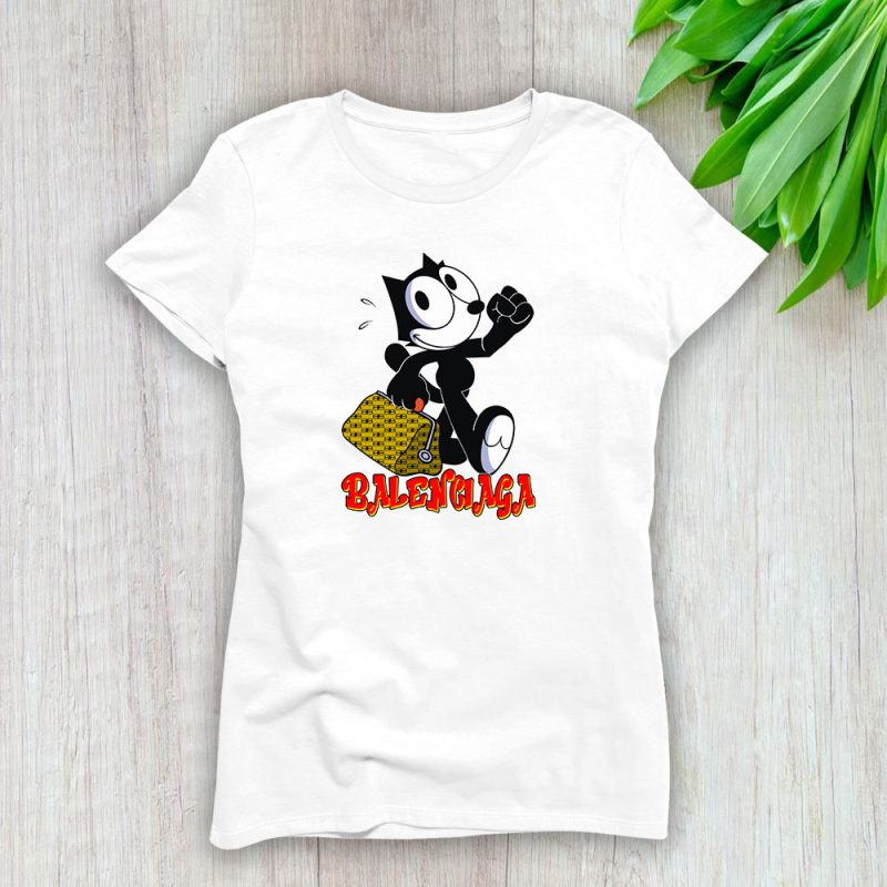 Felix The Cat Balenciaga Lady T-Shirt Women Tee LTL8161