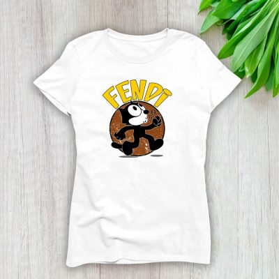 Felix The Cat Fendi Lady T-Shirt Women Cotton Tee TLT7578