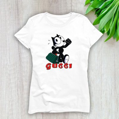 Felix The Cat Gucci Lady T-Shirt Women Tee LTL8169