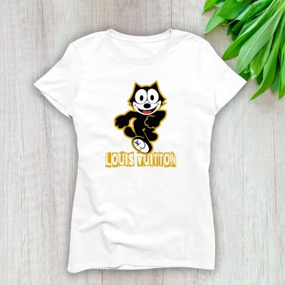 Felix The Cat Louis Vuitton Lady T-Shirt Women Tee LTL8175