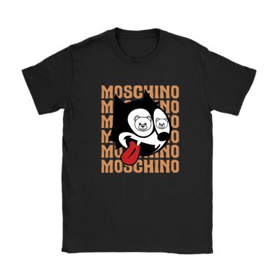 Felix The Cat Moschino Unisex T-Shirt Cotton Tee TAT7038