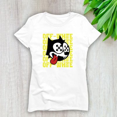 Felix The Cat Offwhite Lady T-Shirt Women Tee LTL7039