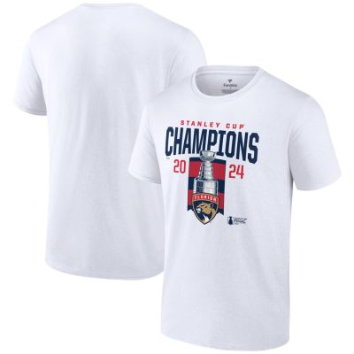 Florida Panthers 2024 Stanley Cup Champions T-Shirt - White