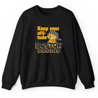 Garfield X Boston Bruins Team NHL Hockey Fan Unisex Sweatshirt TAS6801
