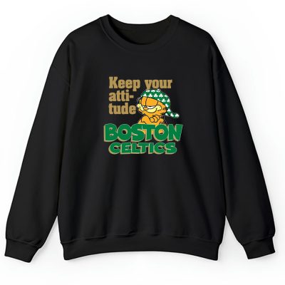 Garfield X Boston Celtics Team X NBA X Basketball Unisex Sweatshirt TAS6792