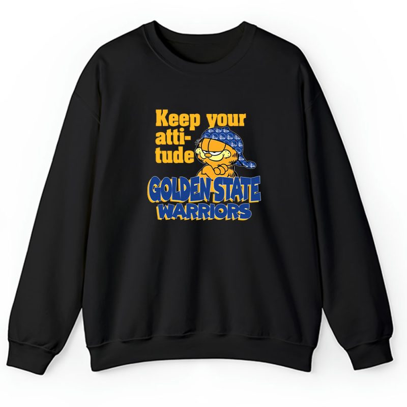 Garfield X Golden State Warriors Team X NBA X Basketball Unisex Sweatshirt TAS6795