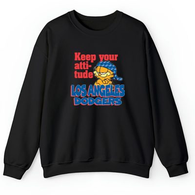 Garfield X Los Angeles Dodgers Team X MLB X Baseball Fans Unisex Sweatshirt TAS6784
