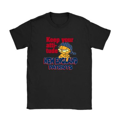 Garfiled X New England Patriots Team NFL American Football Unisex T-Shirt Cotton Tee TAT6775
