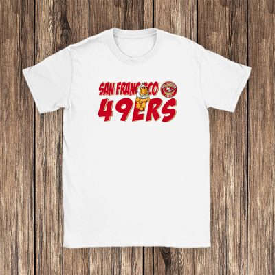 Garfiled X San Francisco 49ers Team X NFL X American Football Unisex T-Shirt TAT5735