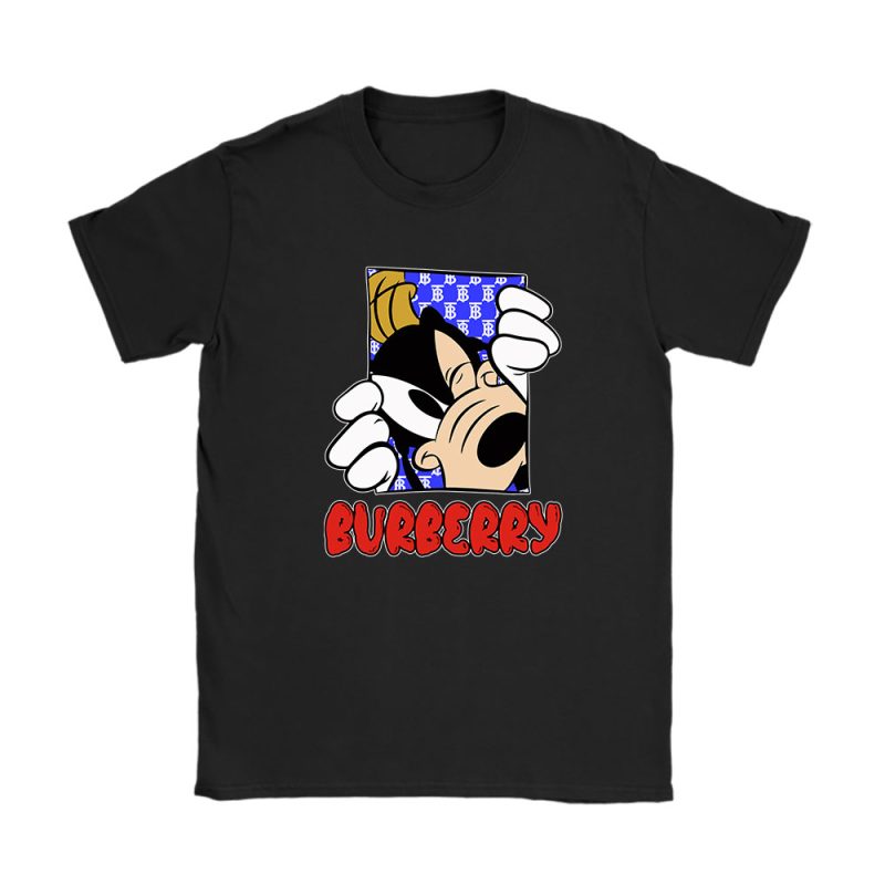 Goofy Dog Burberry Unisex T-Shirt Cotton Tee TAT8179