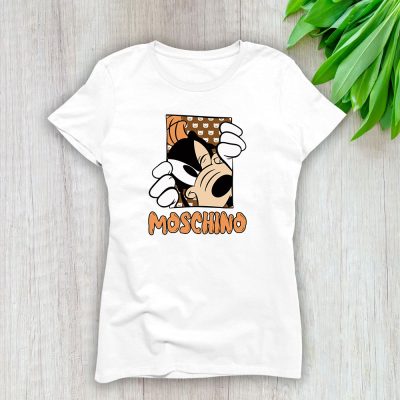 Goofy Dog Moschino Lady T-Shirt Women Tee LTL8186